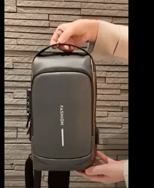 حقيبة كتف بحمالة رياضية للشحن ضد السرقة